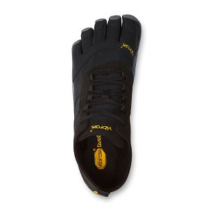 Vibram V-Trek Black Womens Trail Shoes | India-314625